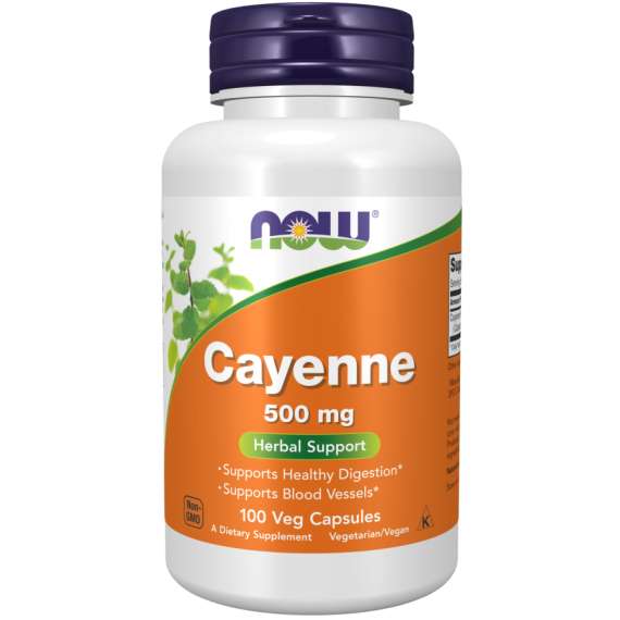 Buy Now 500mg Cayenne 100Capsules Supplement in [storefront]