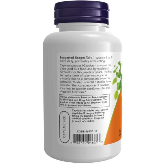 Buy Now 500mg Cayenne 100Capsules Supplement in [storefront]