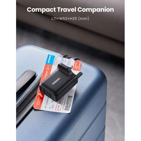 Buy UGREEN CD161 USB Fast UK Black Charger in [storefront]