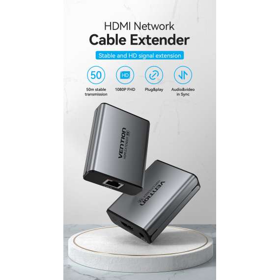 Buy Vention Ven-AKGHO 50M HDMI Network Cable Extender in [storefront]