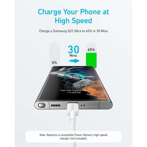 Buy Anker 322 USB C to USB C 60W Cable in [storefront]