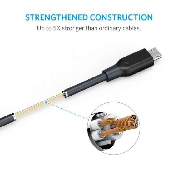 Buy Anker PowerLine 6ft Micro USB Cable in [storefront]