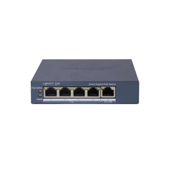 Buy Hikvision DS-3E1505P-EI/M  4 Port Gigabit Smart POE Switch in [storefront]