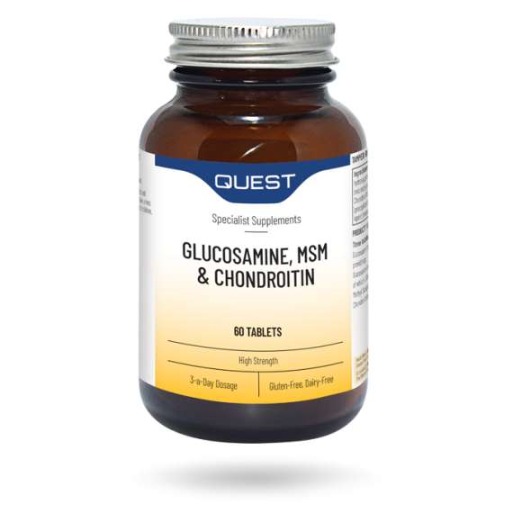 Buy Quest Glucosamine, MSM & Chondroitin  60 Tablets Bonus Pack 90's Supplement in [storefront]