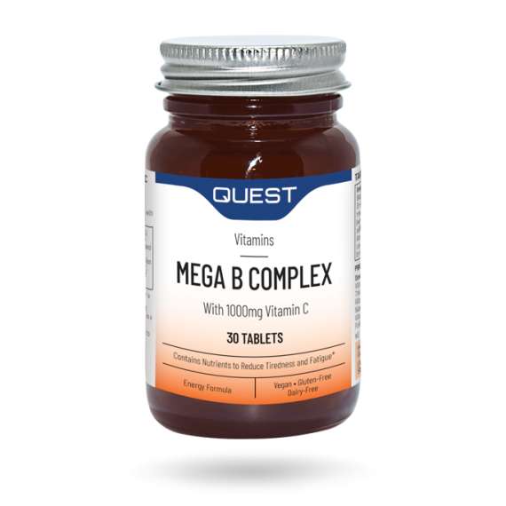 Buy Quest 30's Mega B Complex with 1000mg Vitamin C Tablets in [storefront]