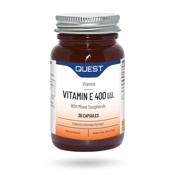 Buy Quest Vitamin E 400iu with Mixed Tocopherols 30 Capsules Supplement in [storefront]