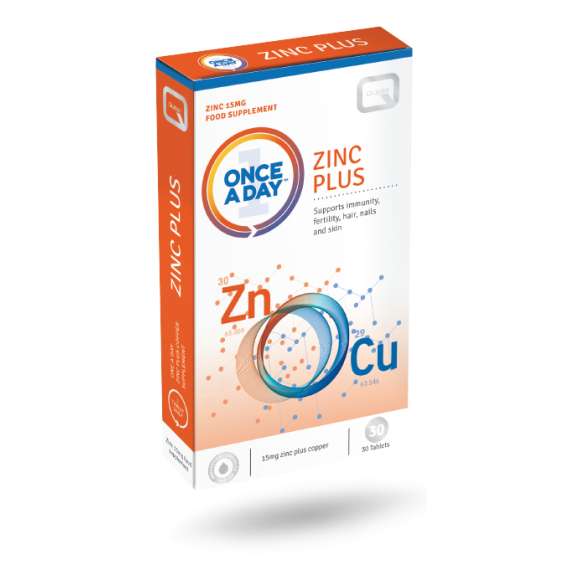 Buy Quest Once a Day Zinc with Copper 15mg 30Tablets Supplement in [storefront]