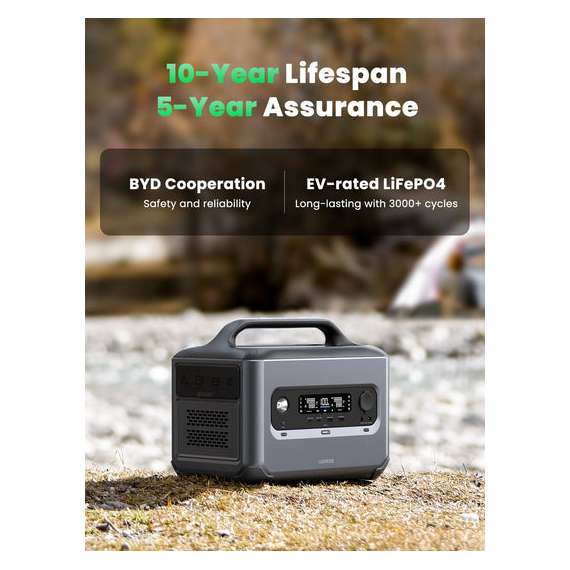 Buy UGREEN PowerRoam 1200W 1024Wh Battery Backup Solar Generator in [storefront]