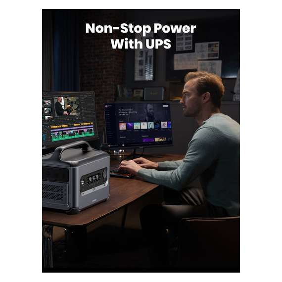 Buy UGREEN PowerRoam 1200W 1024Wh Battery Backup Solar Generator in [storefront]