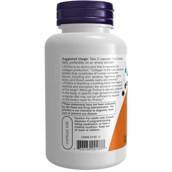 Buy Now 500mg L Proline 120Capsules Supplement in [storefront]