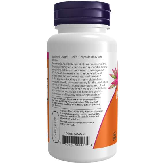Buy Now 500mg Pantothenic Acid 100Capsules Supplement in Kenya