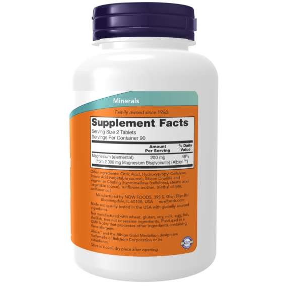 Buy Now 200mg Magnesium Glycinate 180Tablets Supplement in [storefront]
