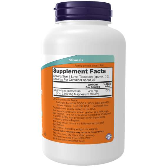 Buy Now 227g Magnesium Citrate Pure Powder Supplement in [storefront]