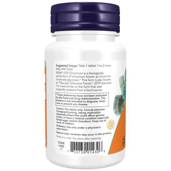 Buy Now 200mcg Chromium GTF 100Tablets Supplement in [storefront]