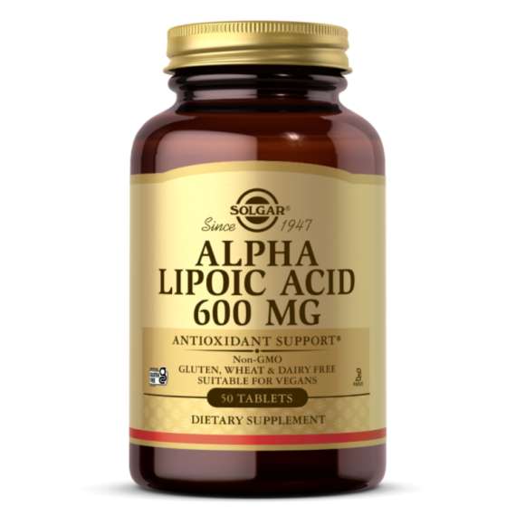 Buy Solgar Alpha Lipoic Acid 600mg Tablets Supplement in [storefront]