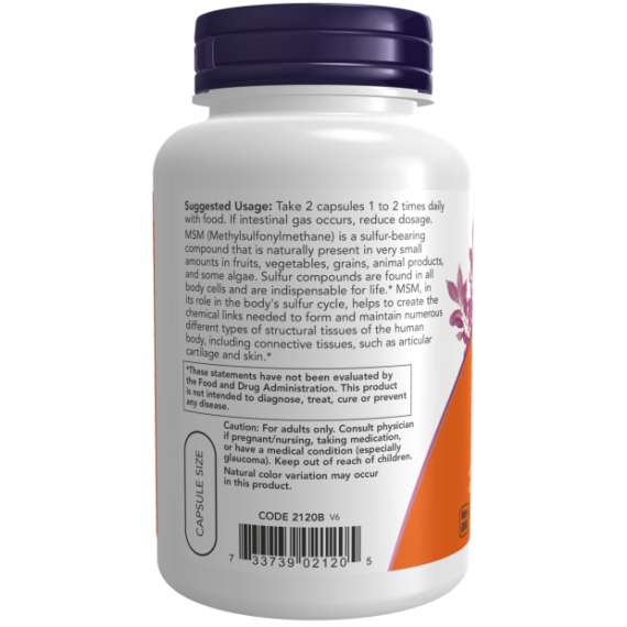Buy Now 1000mg MSM 120Capsules Supplement in [storefront]