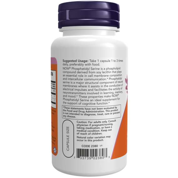 Buy Now 100mg Phosphatidyl Serine 60Capsules Supplement in [storefront]