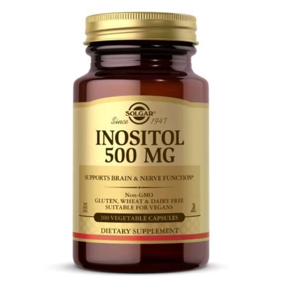 Buy Solgar 500 mg Inositol 100Vegetable Capsules Supplement in [storefront]