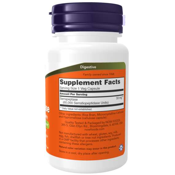 Buy Now Serrapeptase 60Capsules Supplement in [storefront]
