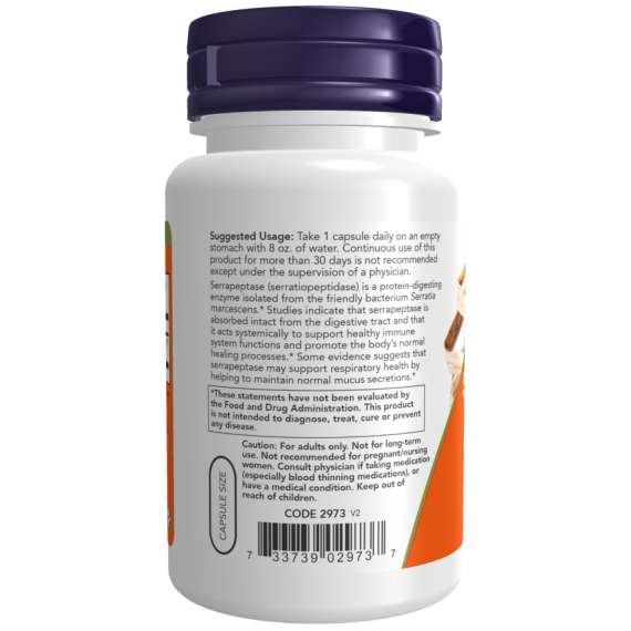 Buy Now Serrapeptase 60Capsules Supplement in [storefront]