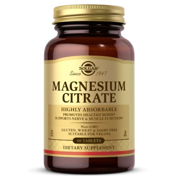 Buy Solgar Magnesium Citrate 60 Tablets Supplement in [storefront]