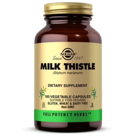 Buy Solgar FP Milk Thistle 100 Vegetable Capsules Supplement in [storefront]