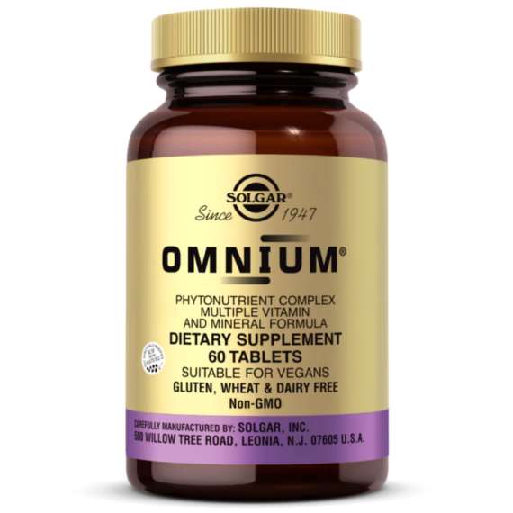 Buy Solgar Omnium 90 Tablets Phytonutrient Complex Multiple Vitamin & Mineral Formula in [storefront]