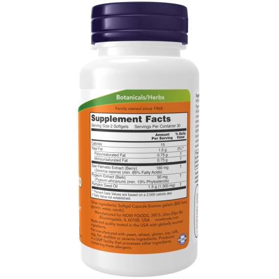 Buy Now Pygeum and Saw Palmetto 60Softgels Supplement in [storefront]