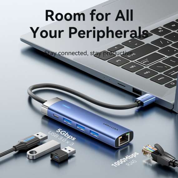 Buy Vention 5-in-1 USB 3.0 Hub in [storefront]