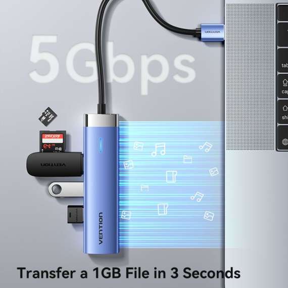 Buy Vention 5-in-1 USB 3.0 Hub in [storefront]