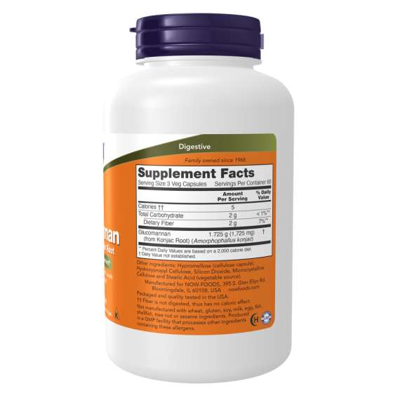 Buy Now 575mg Glucomannan 180Capsules Supplement in [storefront]