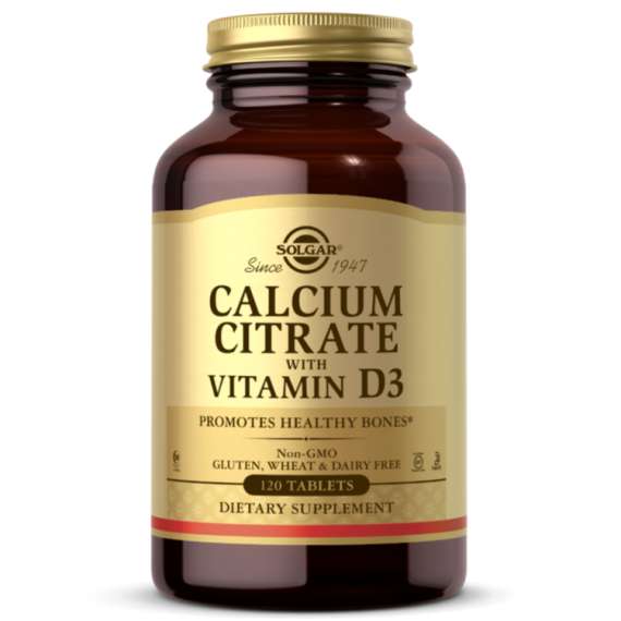 Buy Solgar Calcium Citrate With Vitamin D3 120Tablets Supplement in Kenya