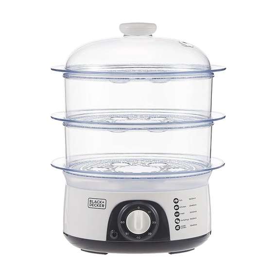 Buy Black & Decker HS6000-B5 3 Tier 10L Food Steamer in [storefront]