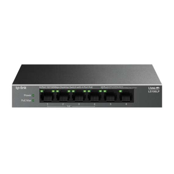 Buy TP-Link TL-LS106LP 6 Port Ethernet Desktop Unmanaged Switch in [storefront]