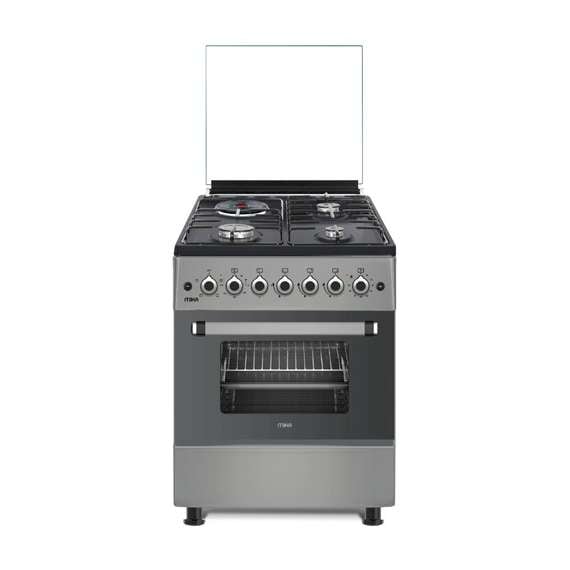 Buy Mika MST58U31E4DG  3 Gas 1 RAPID Hot Plate Standing Cooker in [storefront]