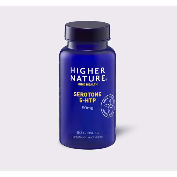 Buy Higher Nature 50mg Serotone 5-HTP 90 Capsules Supplement in [storefront]