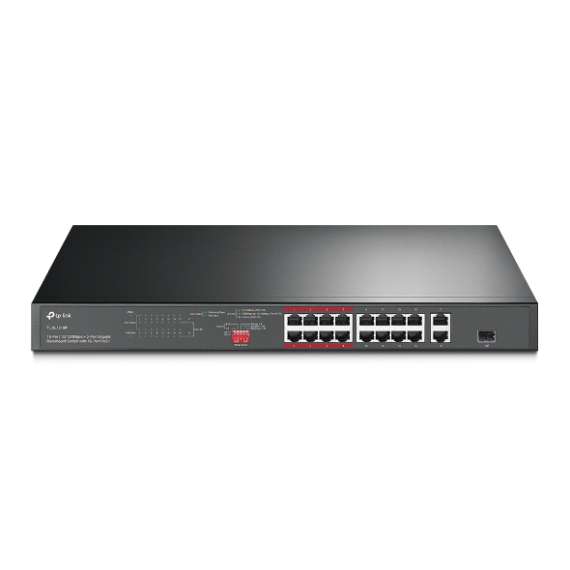 Buy TP-Link TL-SL1218P 16-Port Rackmount Unmanaged Switch in [storefront]