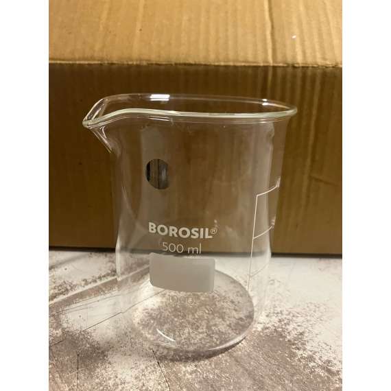 Buy Borosil 500ml Glass Beaker in [storefront]