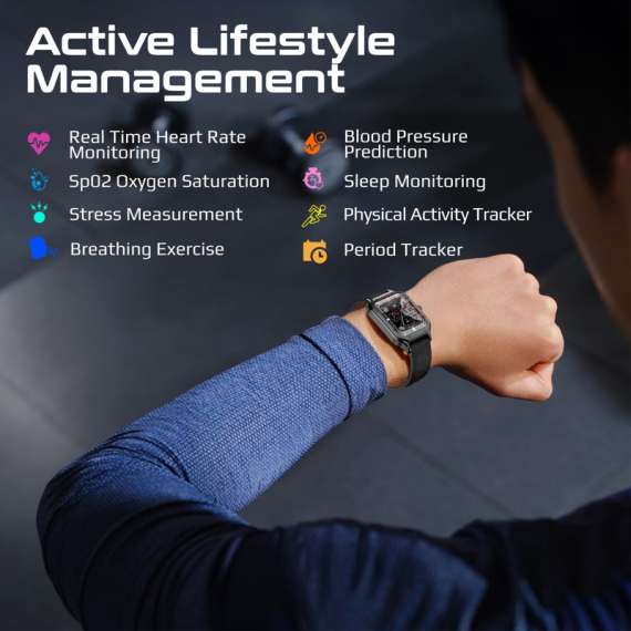 Buy Promate 1.78" Curved AMOLED Fitness Tracker Smartwatch in [storefront]