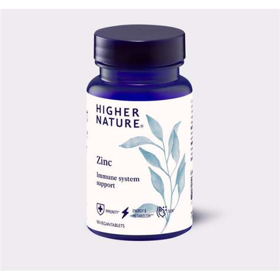 Buy Higher Nature Zinc 20mg plus Copper 90 Vegan Tablets Supplement in [storefront]