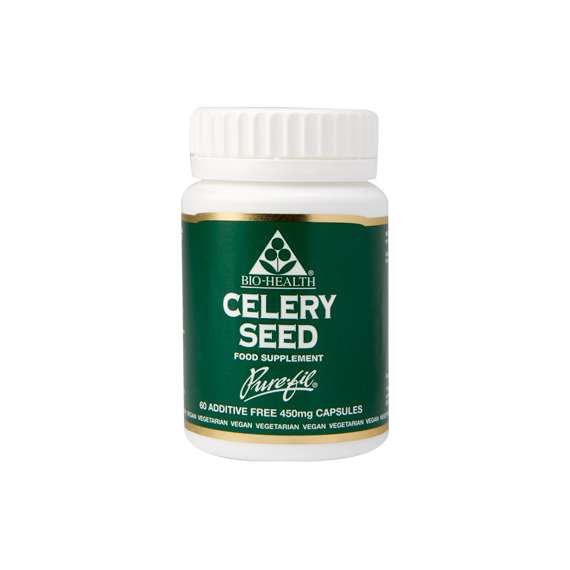 Buy BioHealth Celery Seed 60 Capsules Supplement in [storefront]