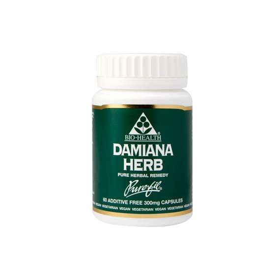 Buy BioHealth Damiana Herb 60 Capsules Supplement in [storefront]
