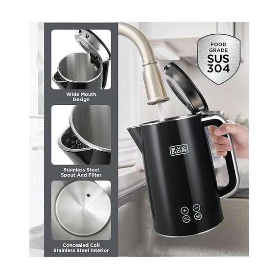Buy Black and Decker JCD200-B5 1.7L Digital Kettle in [storefront]