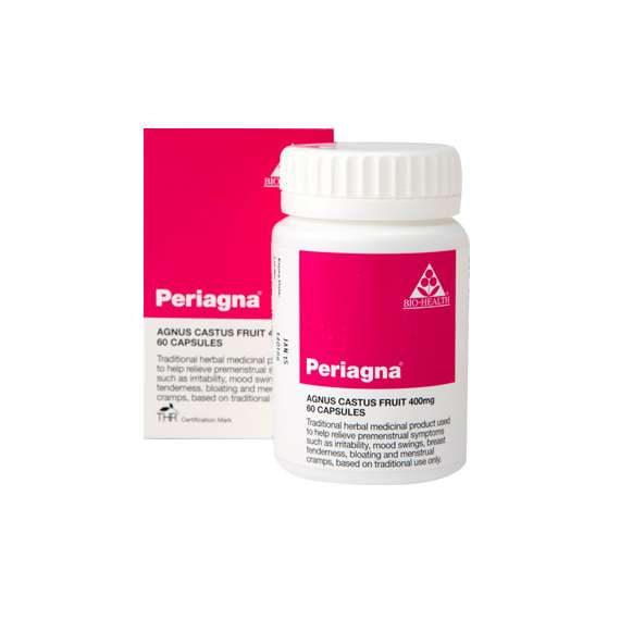 Buy BioHealth 400mg Periagna Agnus Castus 60 Capsules Supplement in [storefront]
