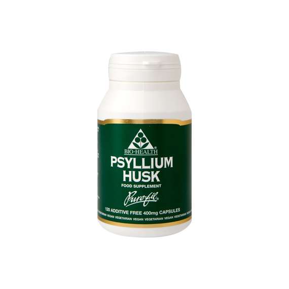 Buy BioHealth 400mg Psyllium Husk 120 Capsules Supplement in [storefront]