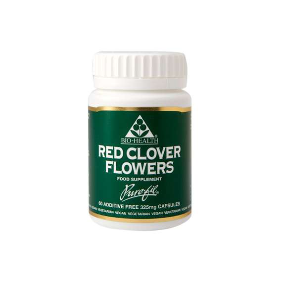 Buy BioHealth 325mg Red Clover 60 Capsules Supplement in [storefront]