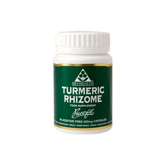 Buy BioHealth 500mg Turmeric Rhizome 60 Capsules Supplement in [storefront]