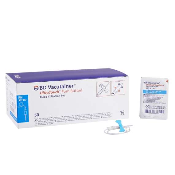 Buy BD Vacutainer 25G 200Pack UltraTouch Push Button Blood Collection Set in [storefront]
