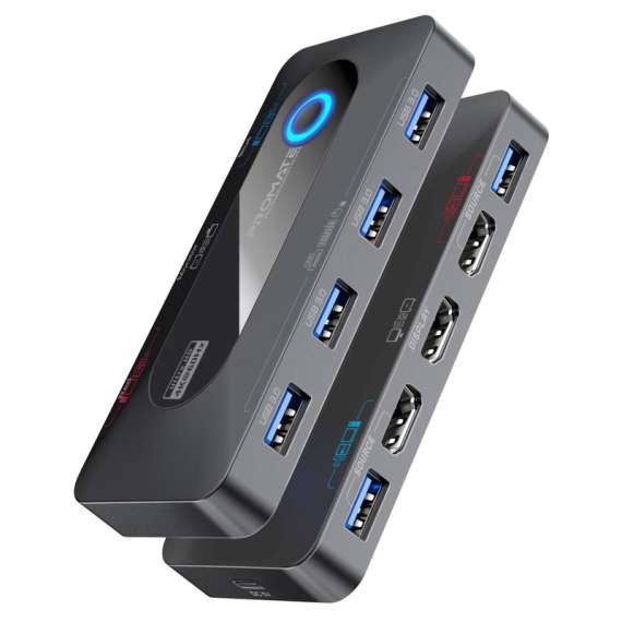 Buy Promate 4K@60Hz KVM Switch in [storefront]