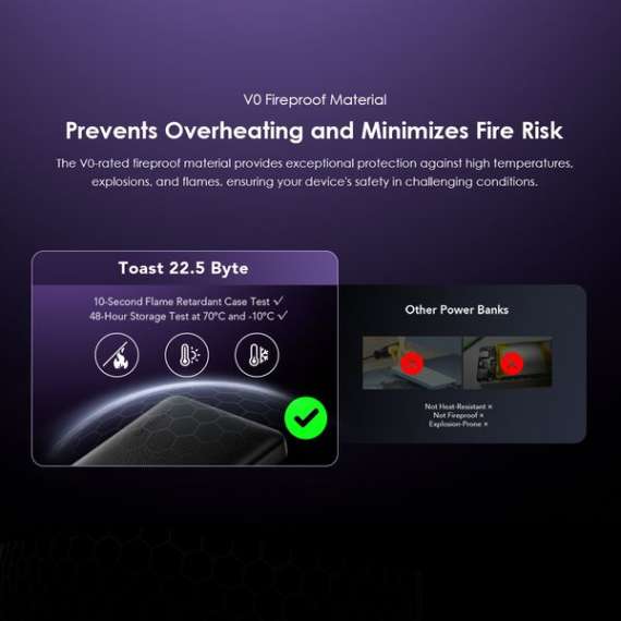 Buy Oraimo Toast 22.5 Byte 10000mAh 22.5W Power Bank in [storefront]